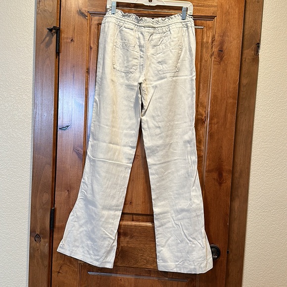 Roxy beige linen pants! - Picture 3 of 5